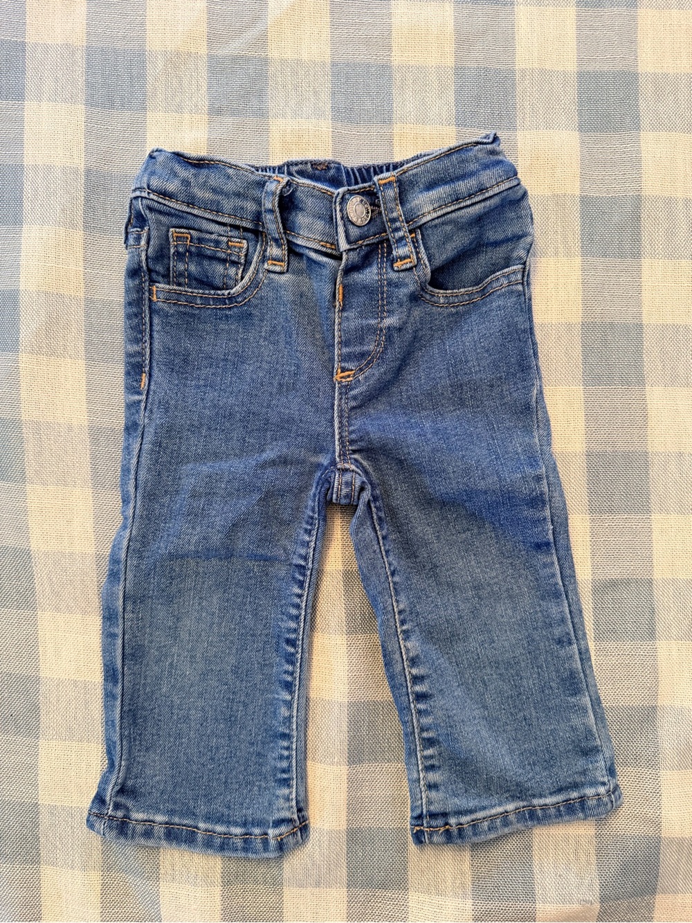 Gap Classic Blue Baby Denim Flare Jeans